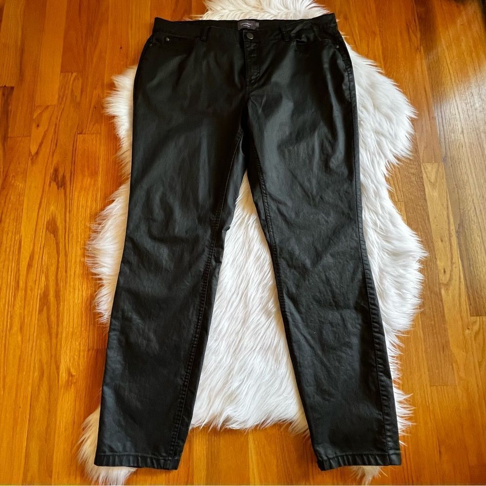 Junarose Brushed Black Denim Size 18